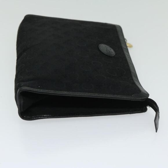CELINE C Macadam Canvas Clutch Bag Black - Picture 4 of 16